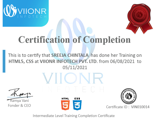 CERTIFICATION